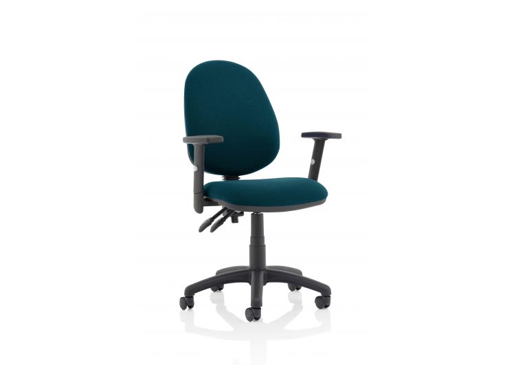 Eclipse 2 Plus Fabric Operator Office Chair - Optional Colour and Armrests