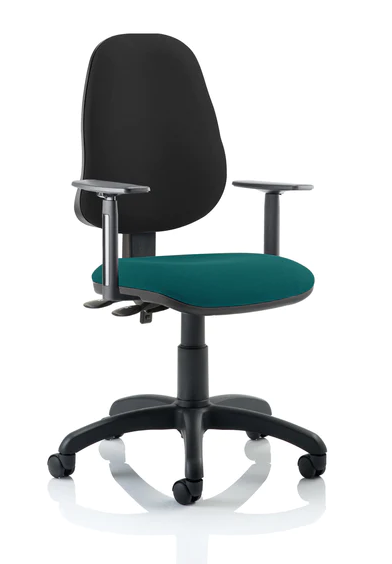 Eclipse 2 Plus Fabric Operator Office Chair - Optional Colour and Armrests