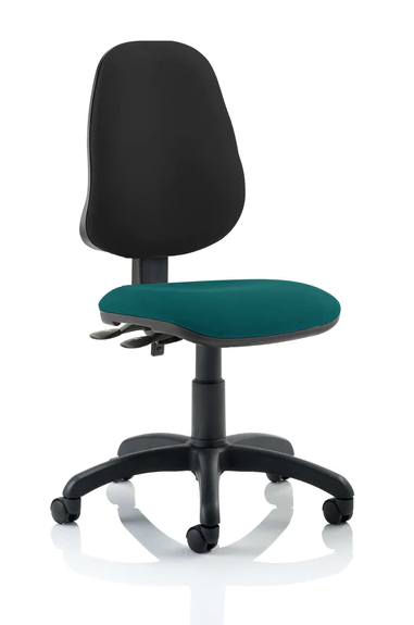Eclipse 2 Plus Fabric Operator Office Chair - Optional Colour and Armrests