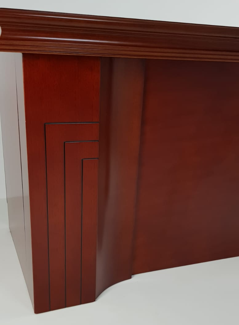 Executive Home Office Desk In Mahogany - 1600mm - UBA161