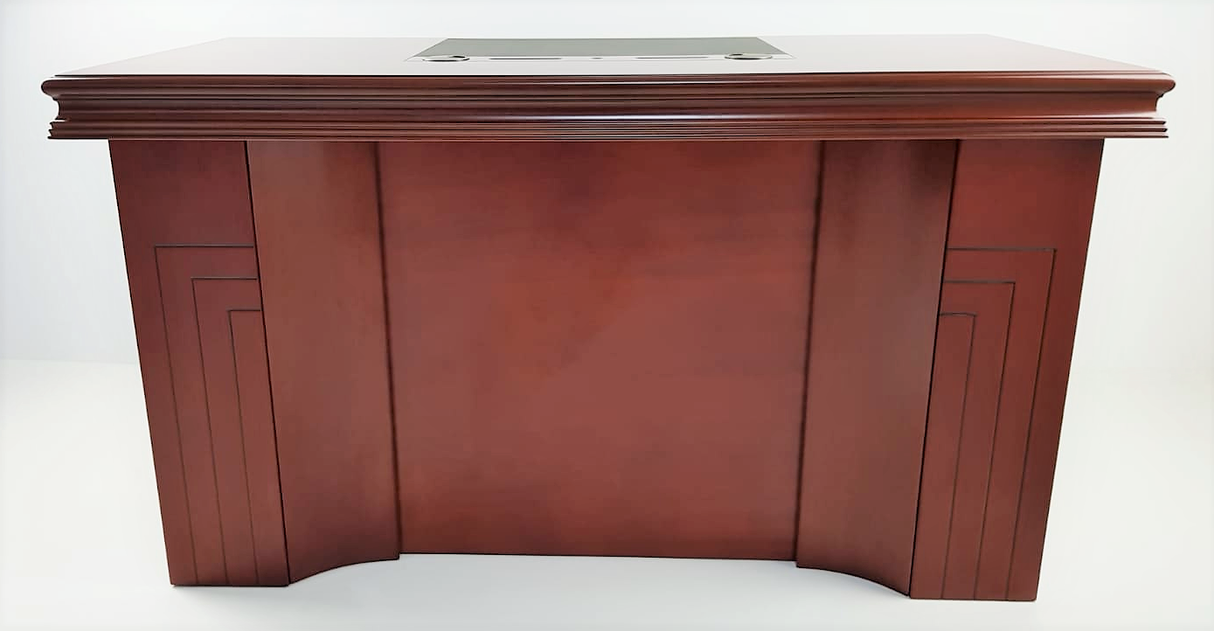 Executive Home Office Desk In Mahogany - 1600mm - UBA161
