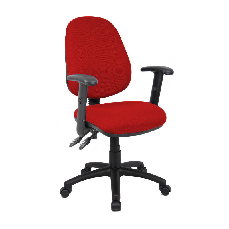 Vantage 100 Fabric Operator Chair - V100 - Black, Blue, Burgundy, Charcoal, Grey or Red Option