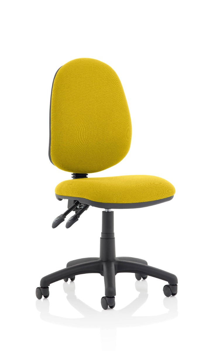 Eclipse 2 Plus Fabric Operator Office Chair - Optional Colour and Armrests
