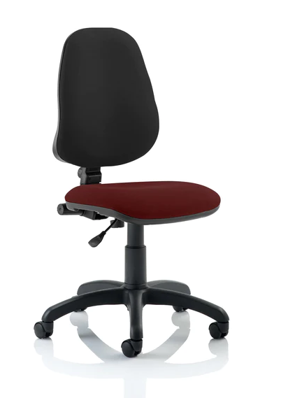 Eclipse 1 Plus Fabric Operator Office Chair - Optional Colour and Armrests