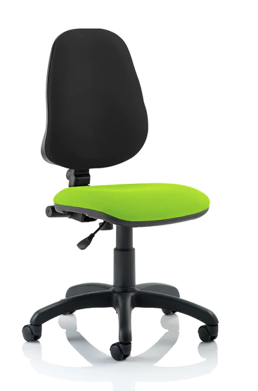 Eclipse 1 Plus Fabric Operator Office Chair - Optional Colour and Armrests
