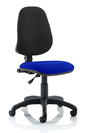 Eclipse 1 Plus Fabric Operator Office Chair - Optional Colour and Armrests