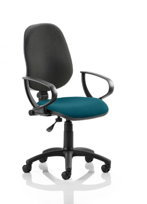 Eclipse 1 Plus Fabric Operator Office Chair - Optional Colour and Armrests