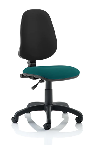 Eclipse 1 Plus Fabric Operator Office Chair - Optional Colour and Armrests