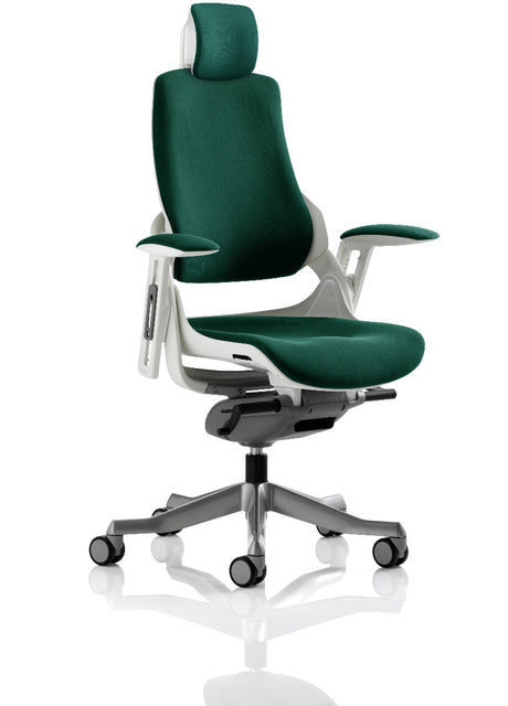 Zure Orthopaedic Fabric Office Chair - Optional Colour and Headrest