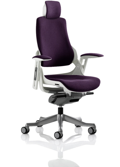 Zure Orthopaedic Fabric Office Chair - Optional Colour and Headrest