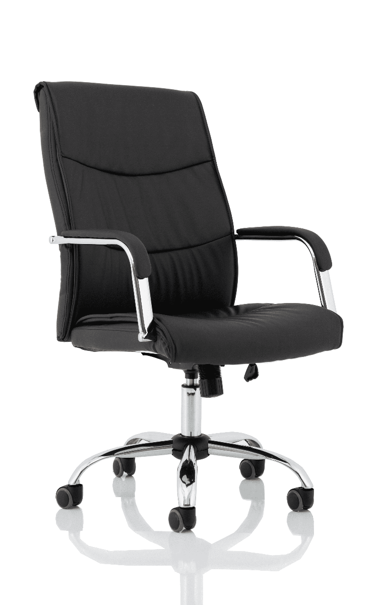 Carter Black Bonded Leather Office Chair