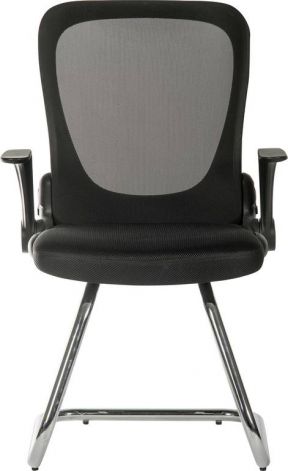 Black Mesh Meeting Visitor Chair - FLIP-MESH-VISITOR