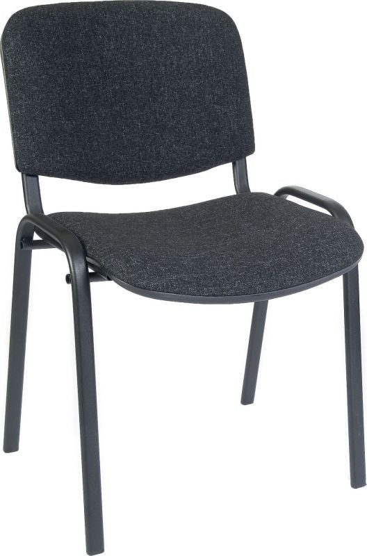 Stackable Fabric Conference Chair - Black, Burgundy or Blue Option - CONFERENCE