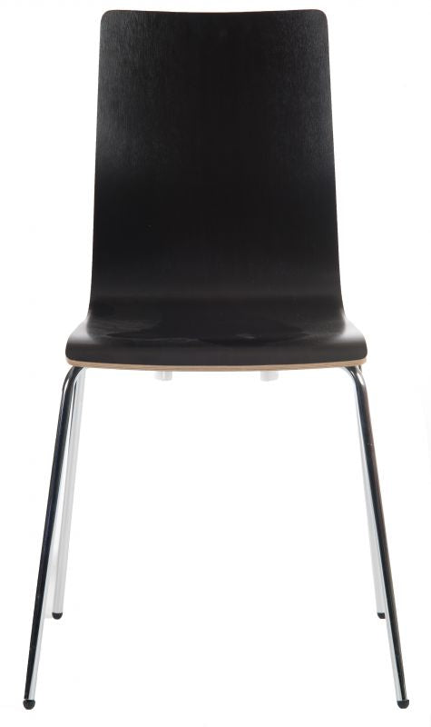 Wenge Wood Reception Meeting Room Visitor Chair - Sold in Packs of Four - LOFT-CHAIR