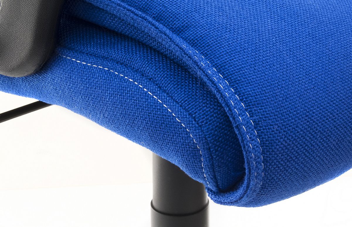 Blue Fabric Swivel Office Chair - MILAN