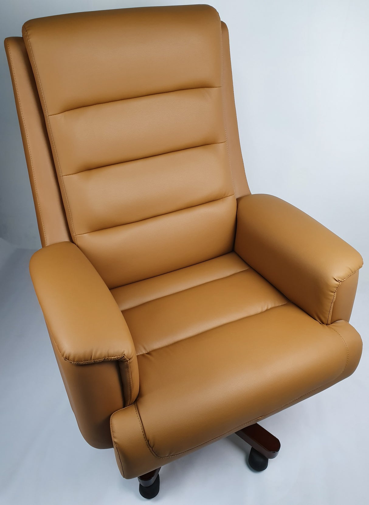 Beige Leather Executive Office Chair - 1840A