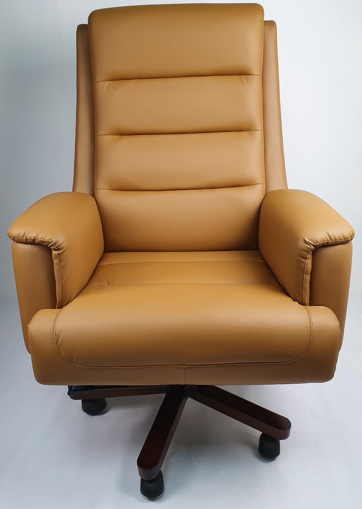 Beige Leather Executive Office Chair - 1840A