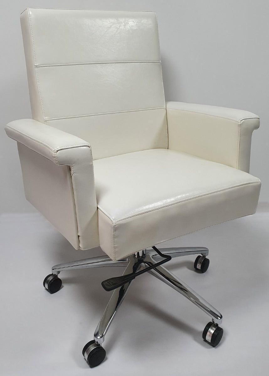 white executive office chair