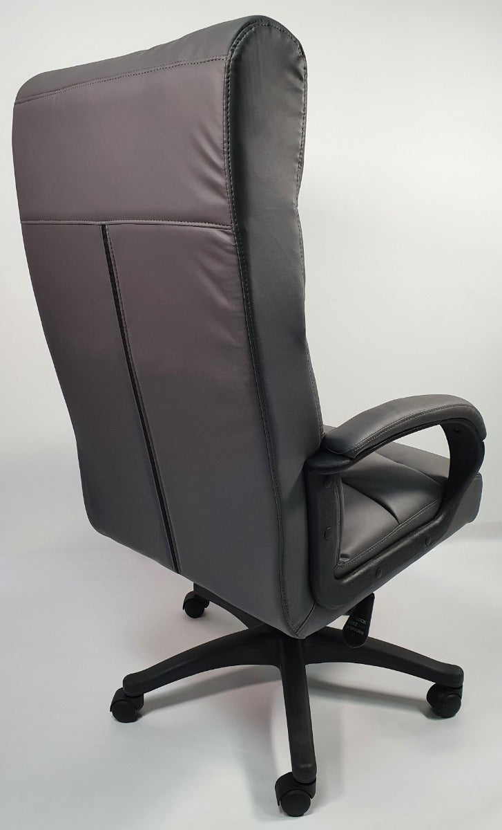 Soft Padded Executive Office Chair in Grey - CHA-K35