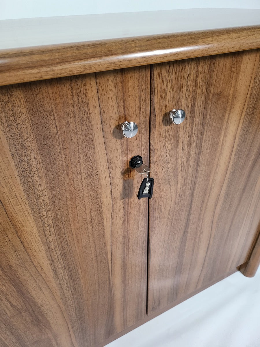 Light Oak Four Door Cupboard - 6846T-4DR