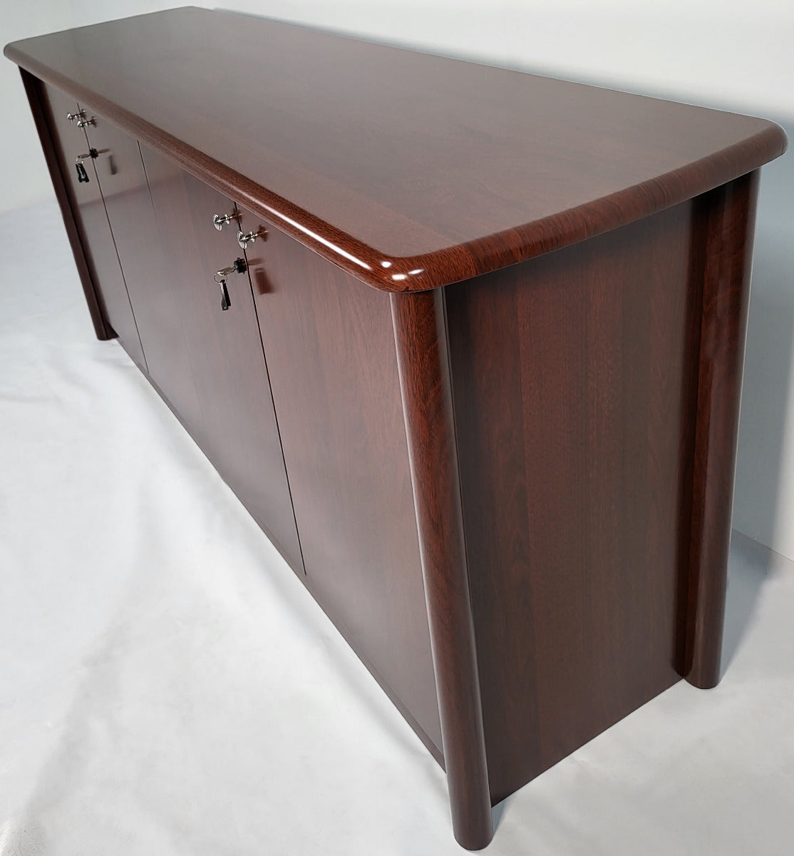 Mahogany Four Door Cupboard - 6846T-4DR