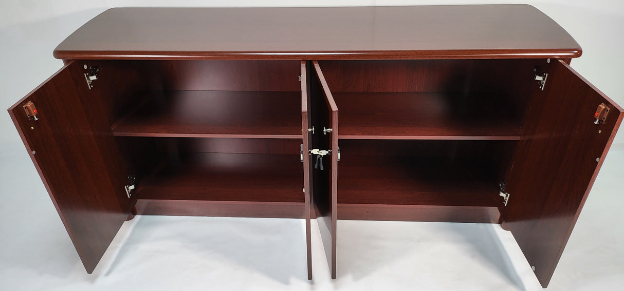 Mahogany Four Door Cupboard - 6846T-4DR