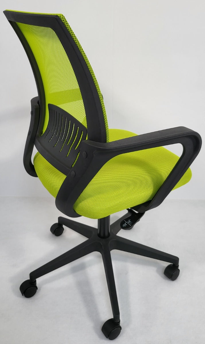 Stylish Green Mesh Medium Back Office Chair - FD07