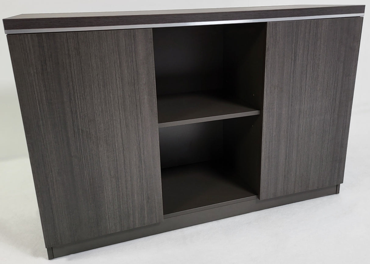 Modern 1200mm Wide Grey Oak Executive Office Cupboard - S0312