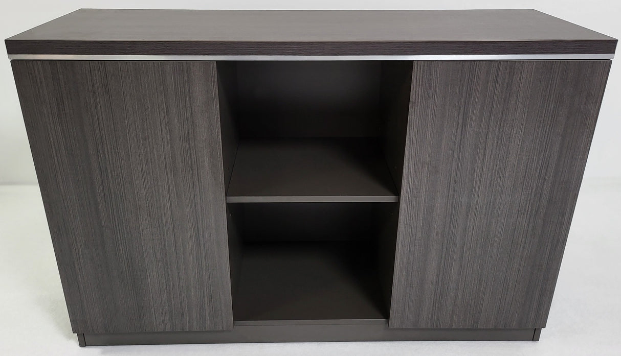 Modern 1200mm Wide Grey Oak Executive Office Cupboard - S0312