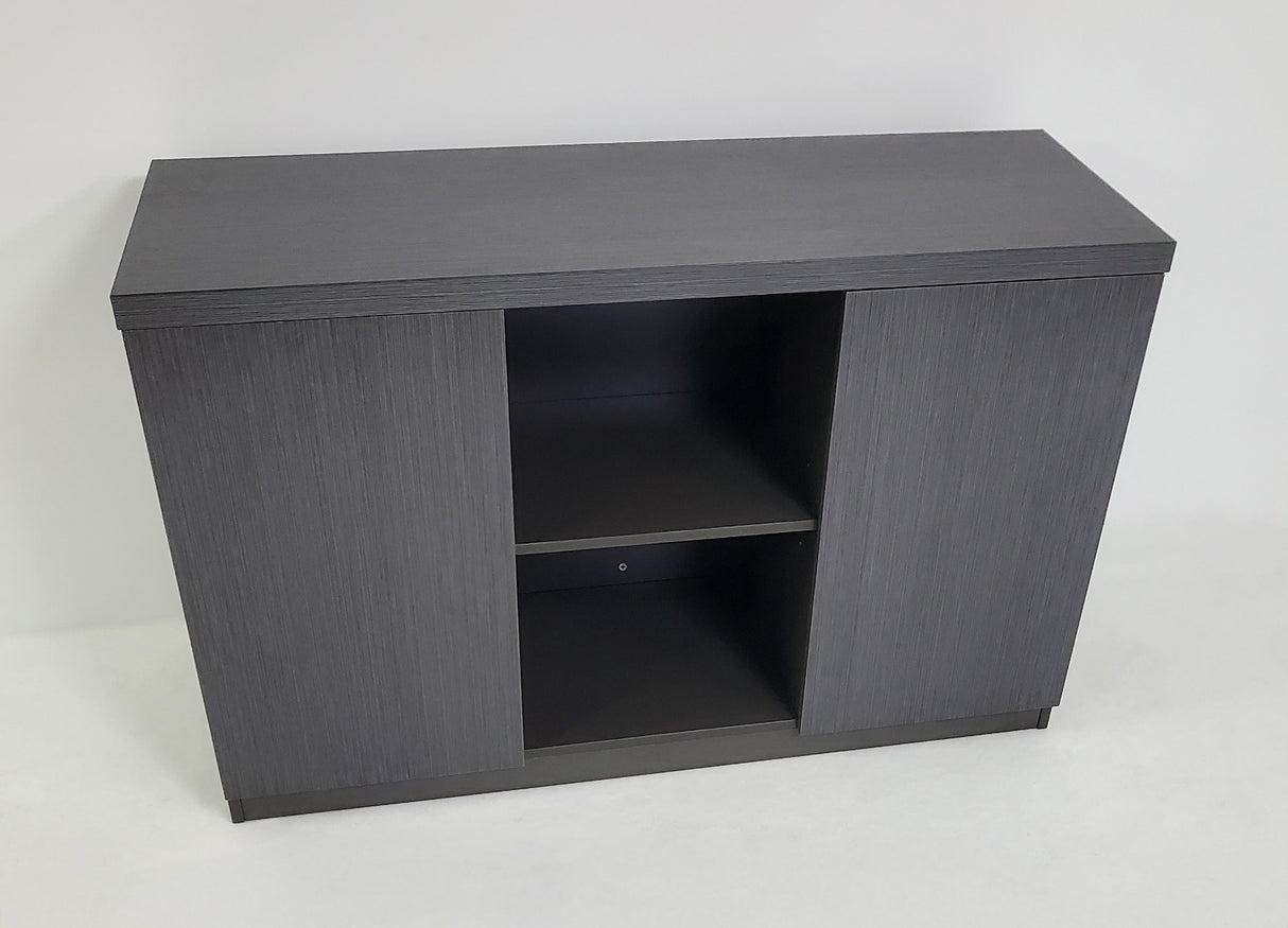 Modern 1200mm Wide Grey Oak Executive Office Cupboard - WKO-S0312