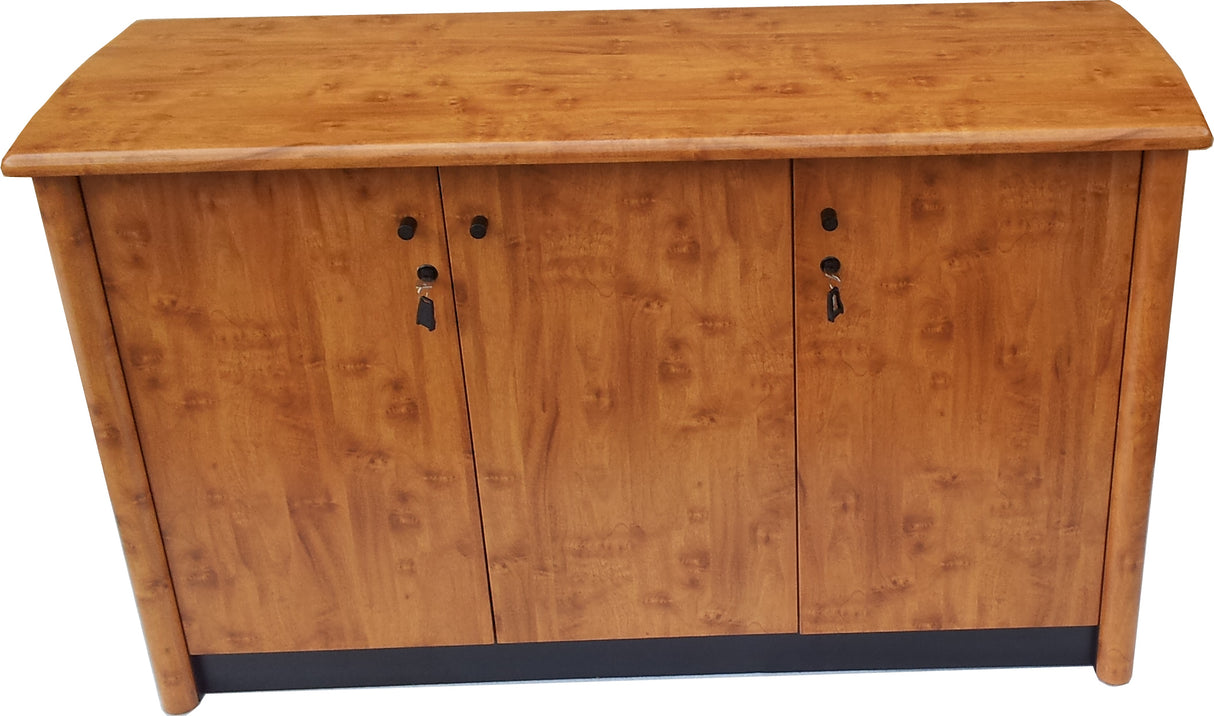 Yew Three Door Cupboard - 6846T-3DR