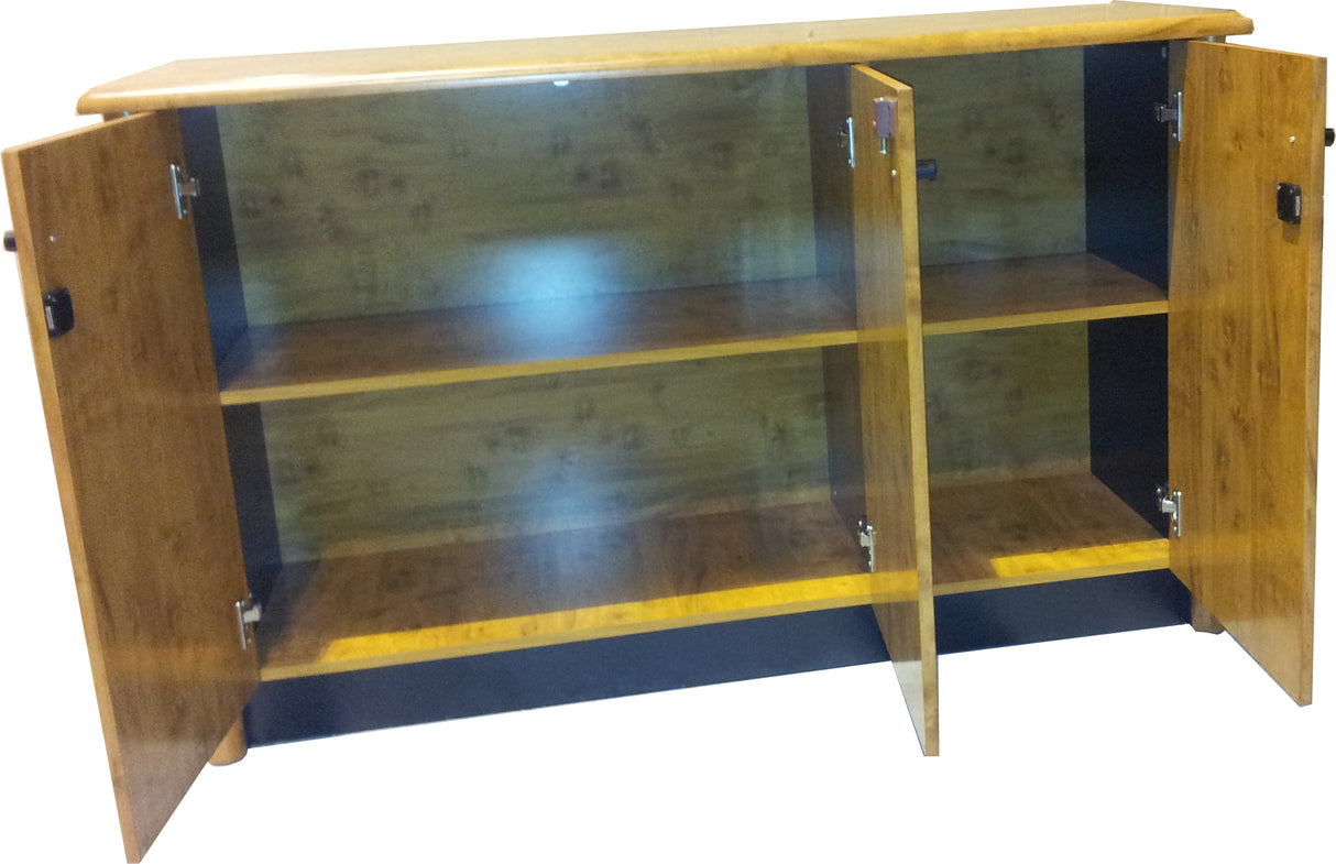 Yew Three Door Cupboard - 6846T-3DR
