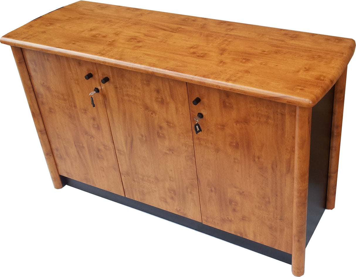 Yew Three Door Cupboard - 6846T-3DR