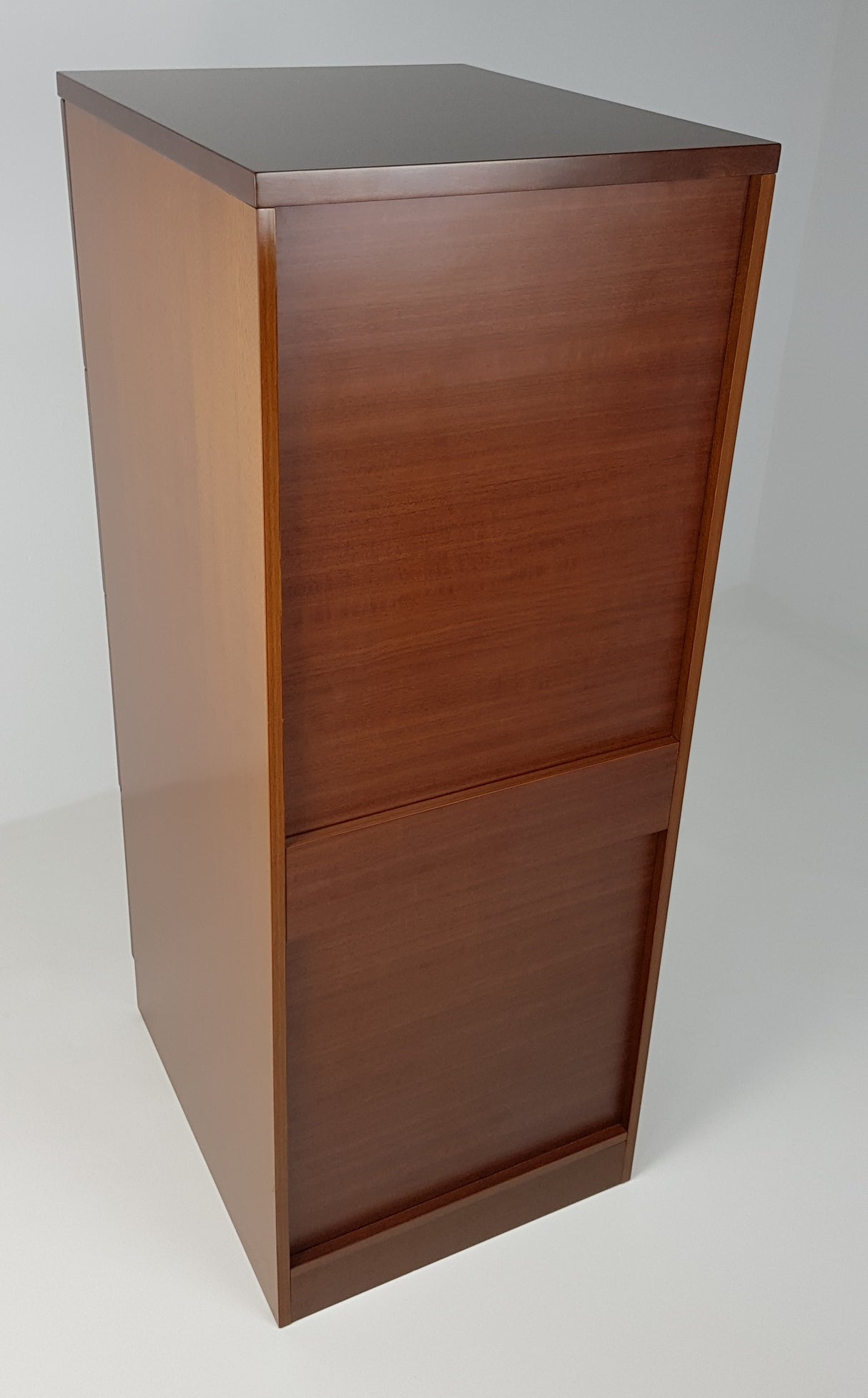 Light Walnut Four Drawer Executive Filing Cabinet - AB84