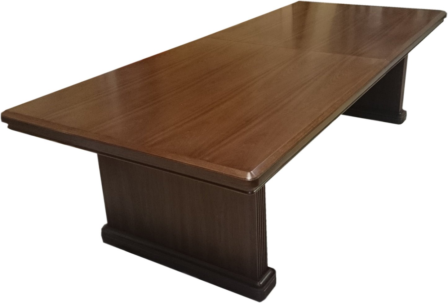 Luxury Meeting Table In Real Walnut Veneer Finish - 2200mm to 2800mm Available - KT2128