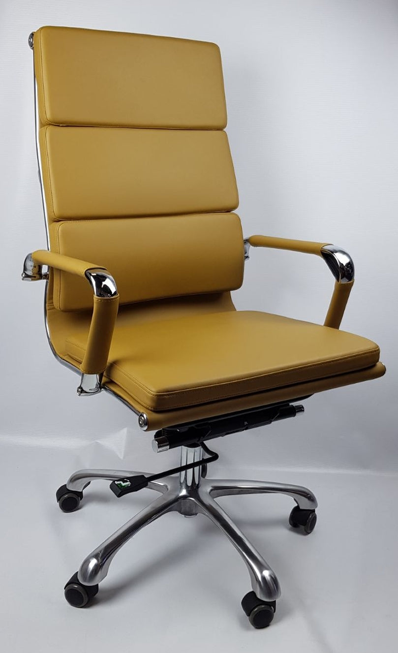 Soft Pad Style High Back Executive Office Chair Beige - HB-A13SP-BG