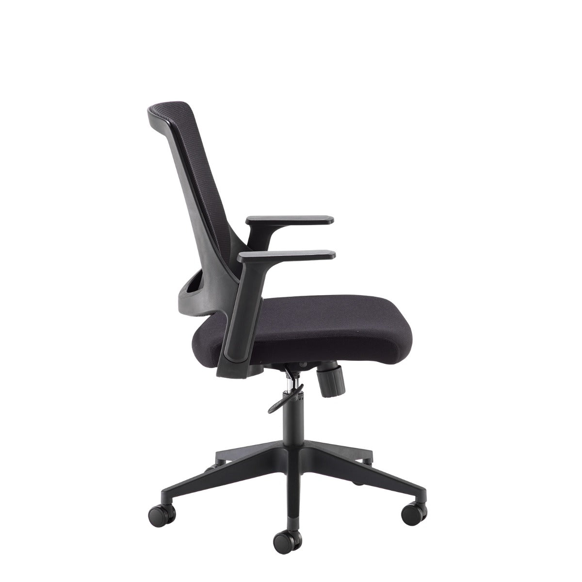 Duffy Black Mesh Back and Fabric Seat Operator Office Chair