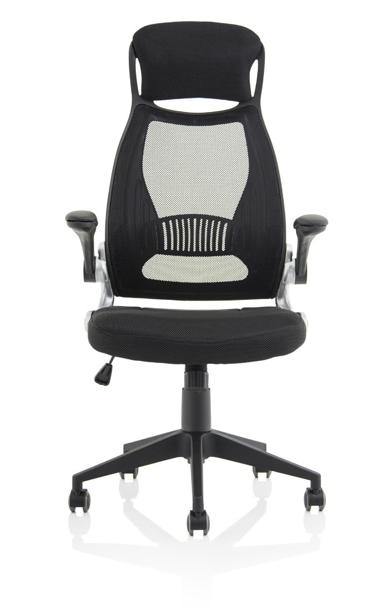 Saturn Black Mesh Operator Office Chair
