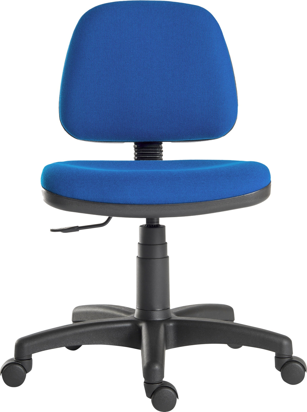 Medium Back Fabric Typist Chair - Blue or Black Option - ERGO-BLASTER