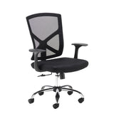 Hale Black Mesh and Fabric Seat Operator Office Chair