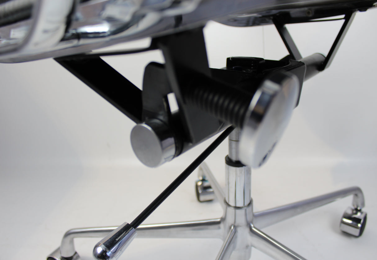 High Back Black Leather Eames-Style Office Chair for Home & Commercial Use - HB-A13