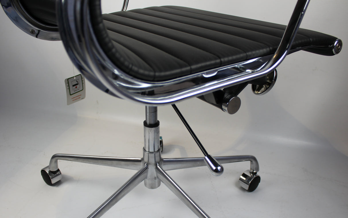 High Back Black Leather Eames-Style Office Chair for Home & Commercial Use - HB-A13
