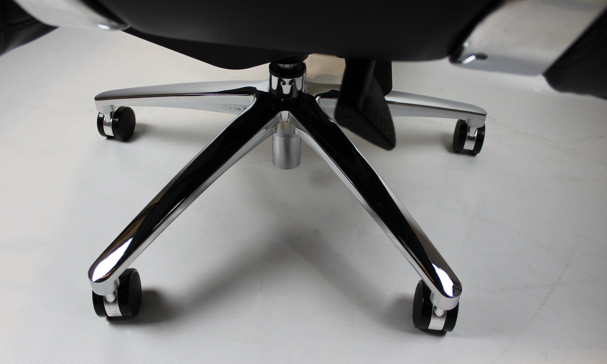 Black Leather Executive Office Chair - CHA-1202A