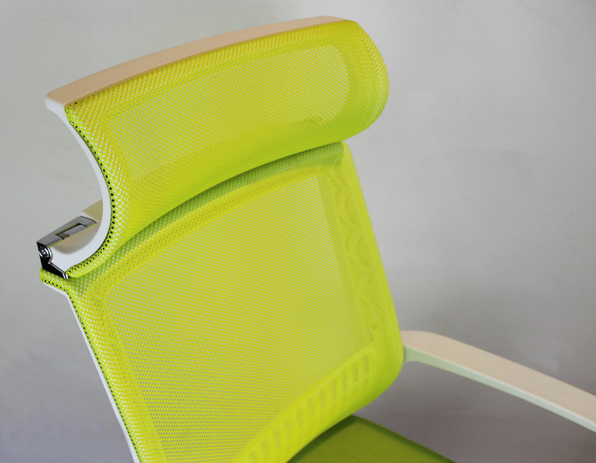 Modern Office Chair with Green Mesh - DH-086