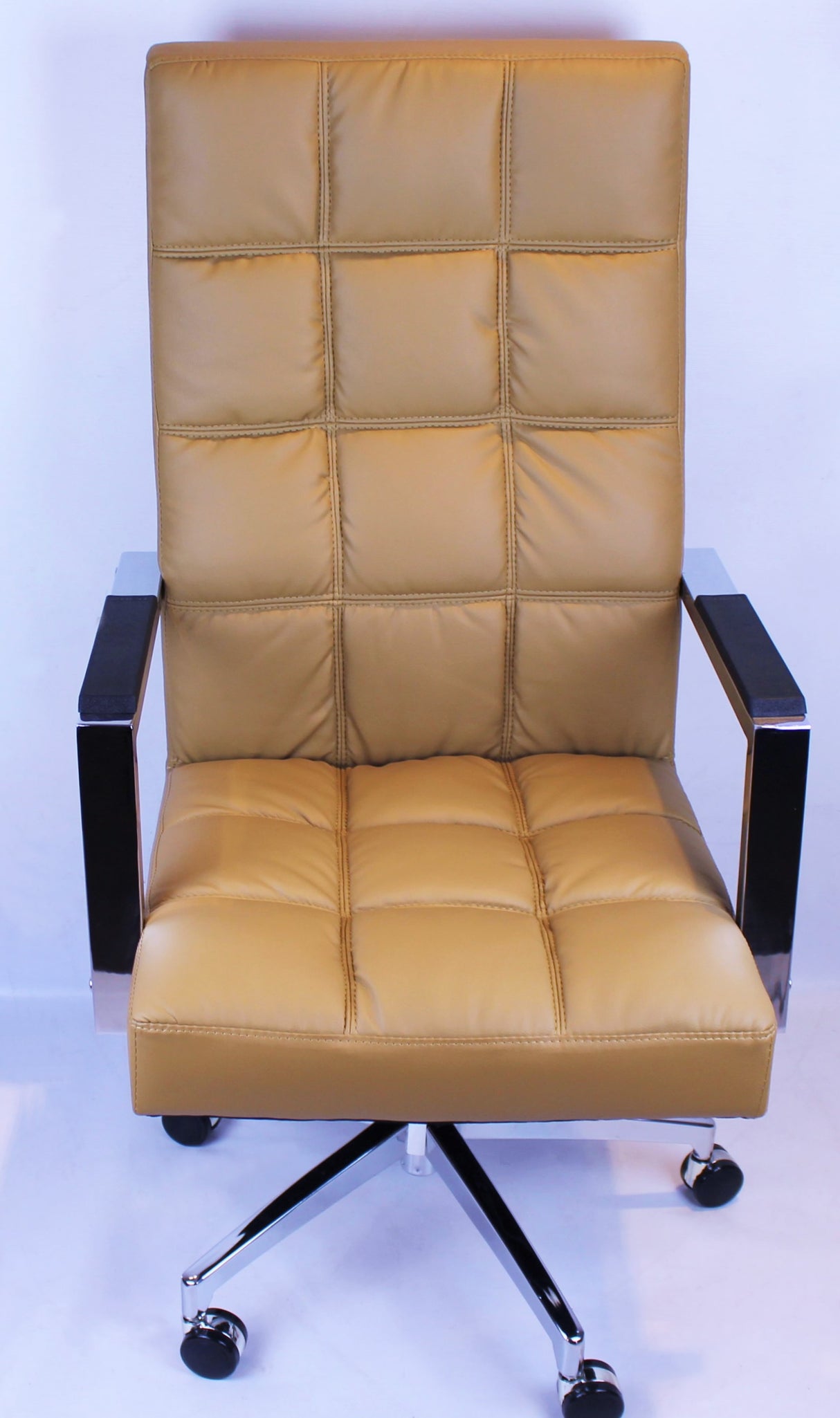 Executive Beige Leather Office Chair - ZM-A310 Beige