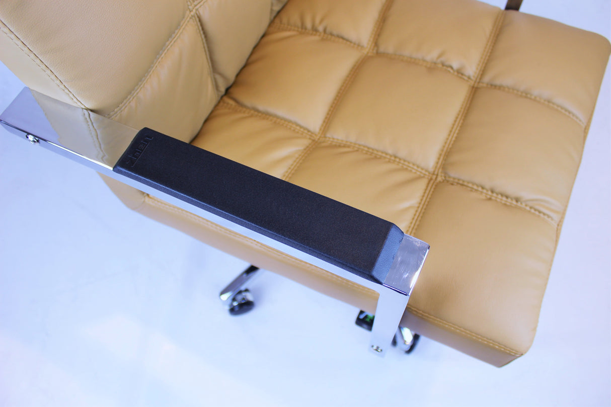 Executive Beige Leather Office Chair - ZM-A310 Beige