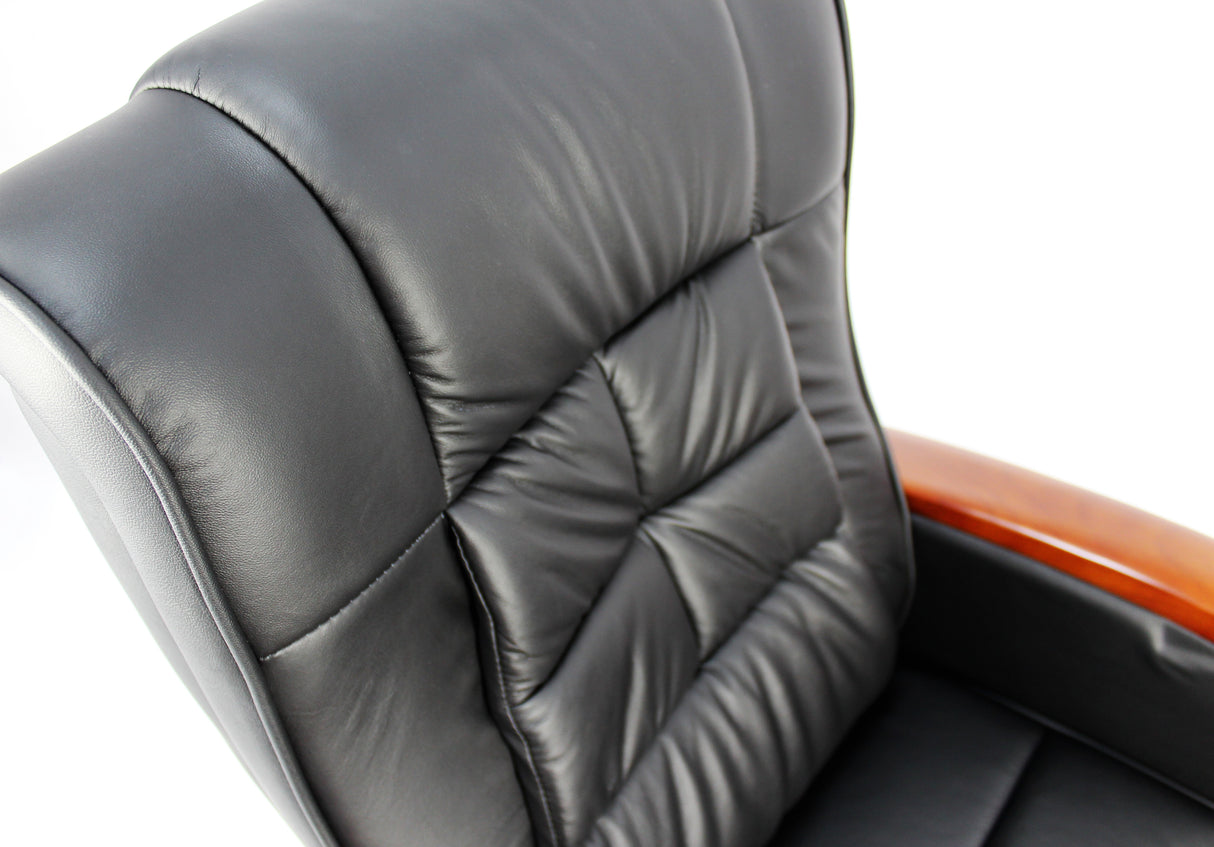Luxury Black Leather recliner Executive Office Chair - CHA-S-976