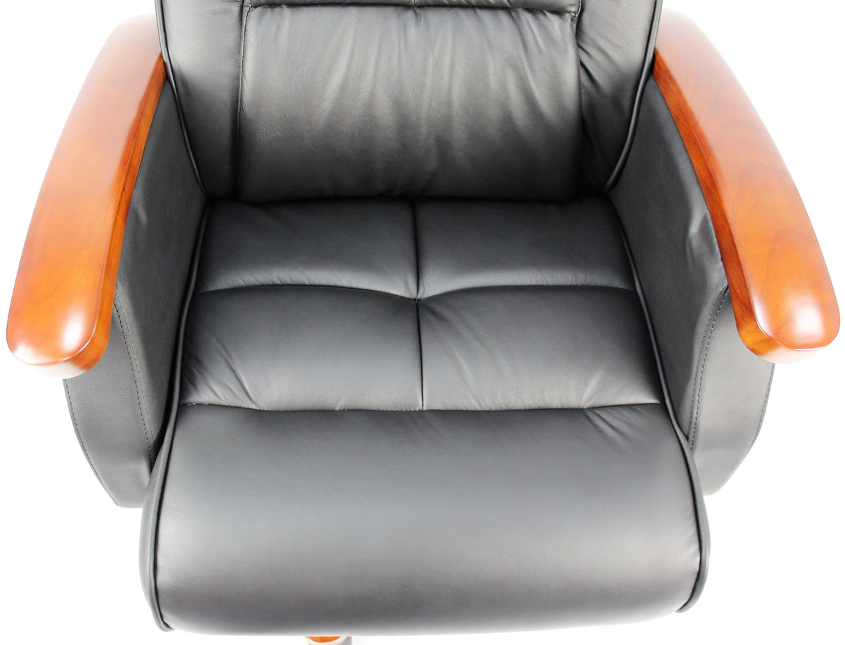 Luxury Black Leather recliner Executive Office Chair - CHA-S-976