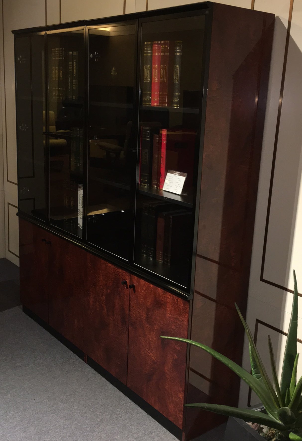 Office Storage Bookcase In High Lacquer SCA-6849A-2