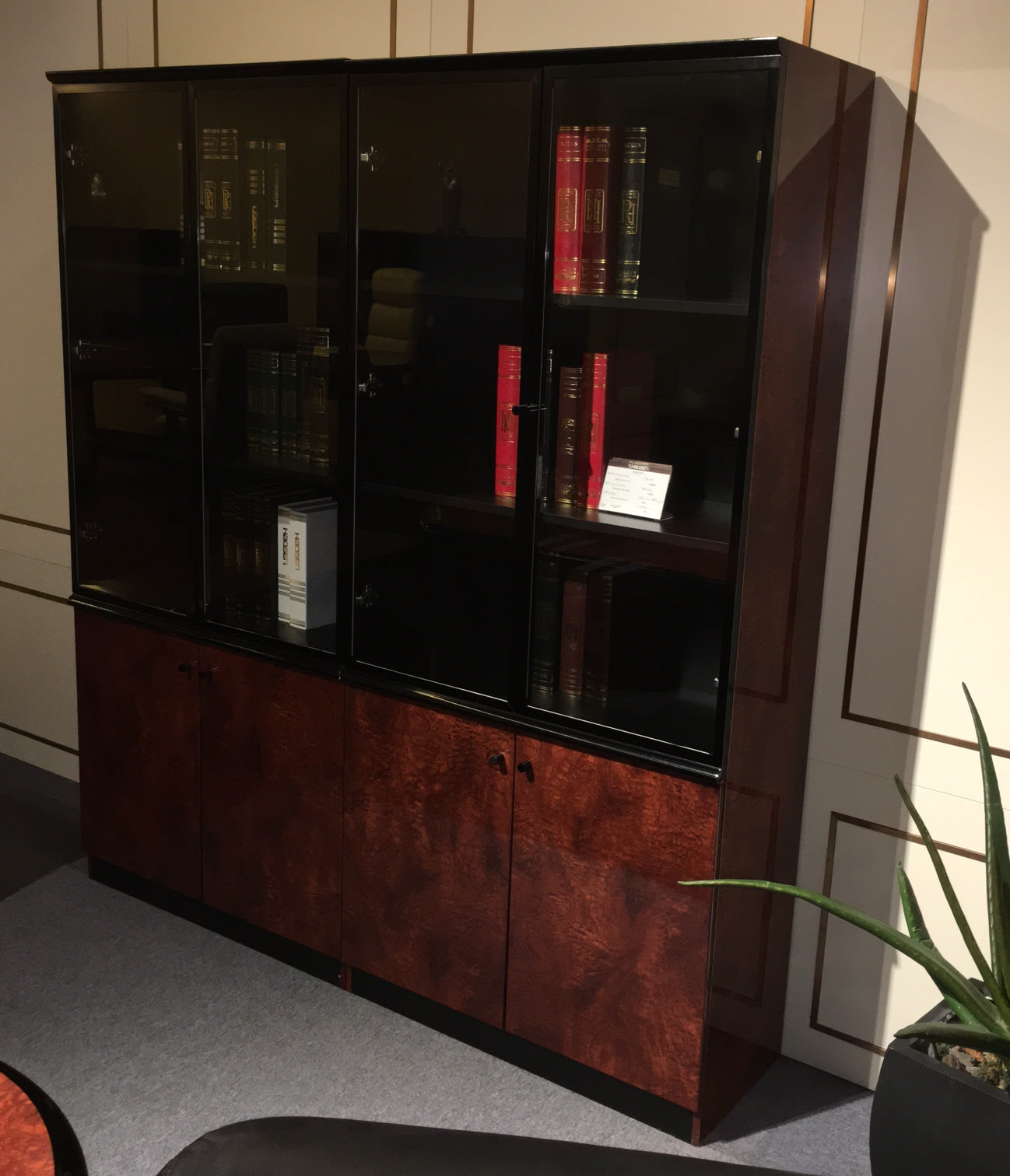 Office Storage Bookcase In High Lacquer SCA-6849A-2